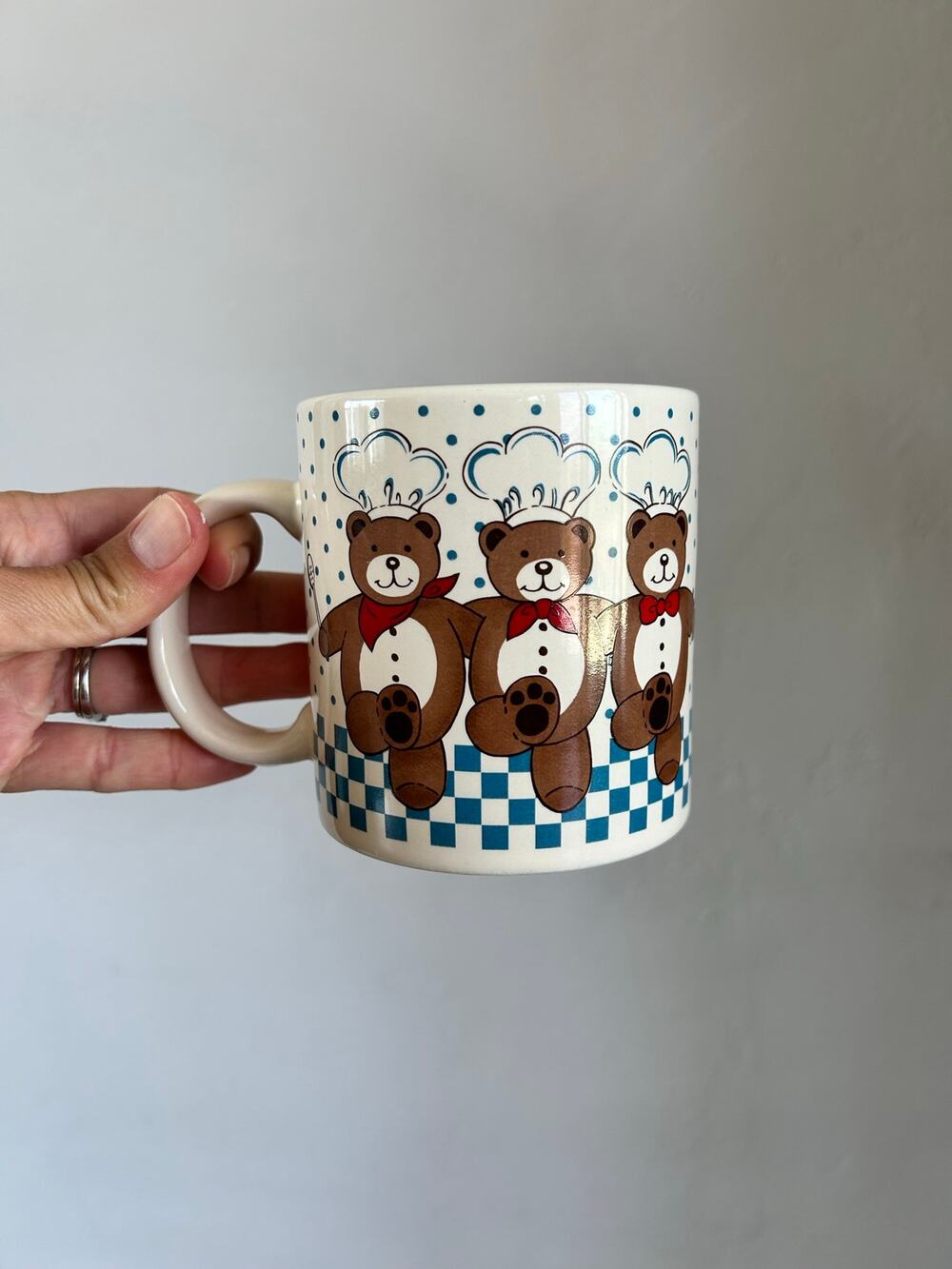 Vintage B&D Teddy Bear Chef Mug, 1980s